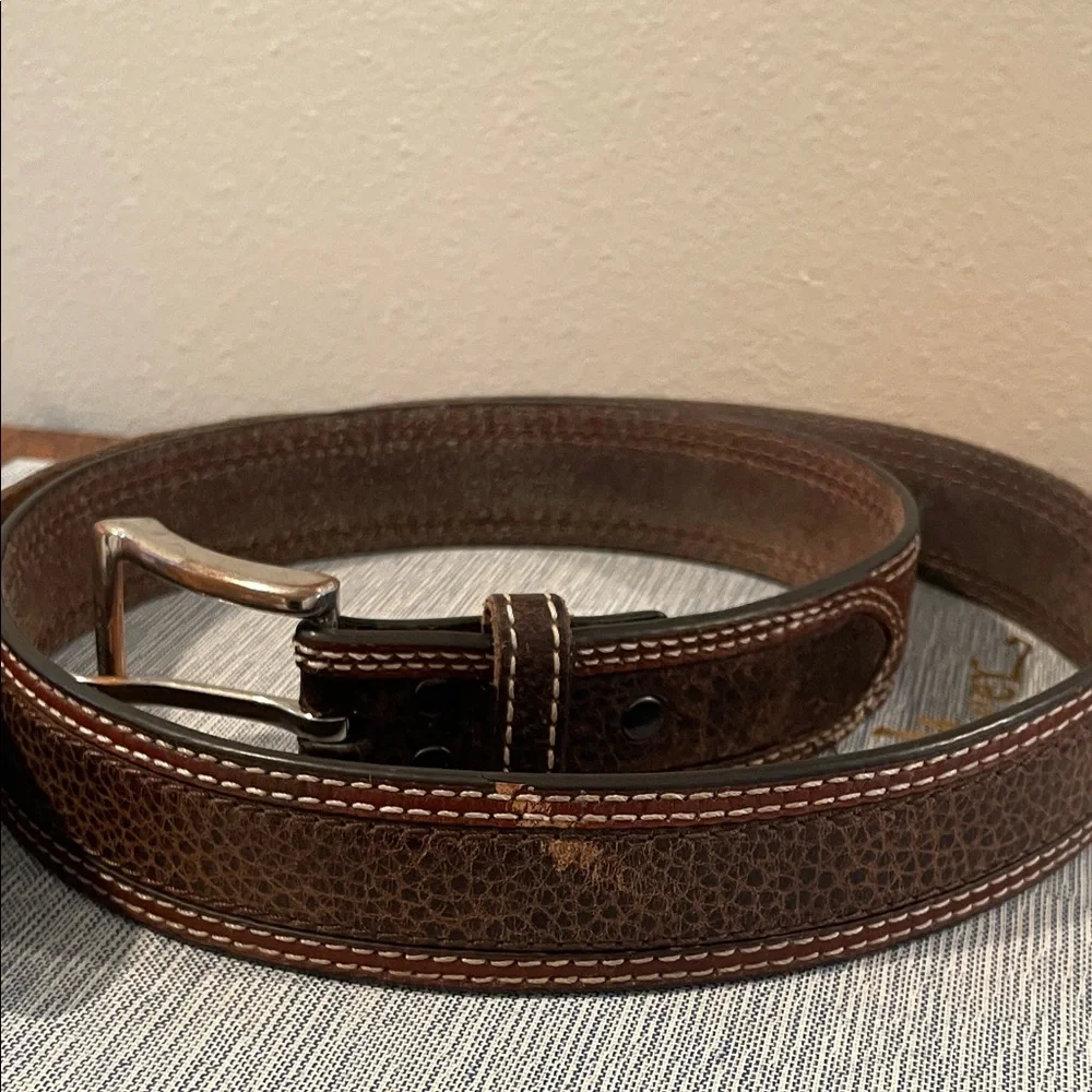 Ariat Men’s Rowdy Leather Belt – Diesel Brown